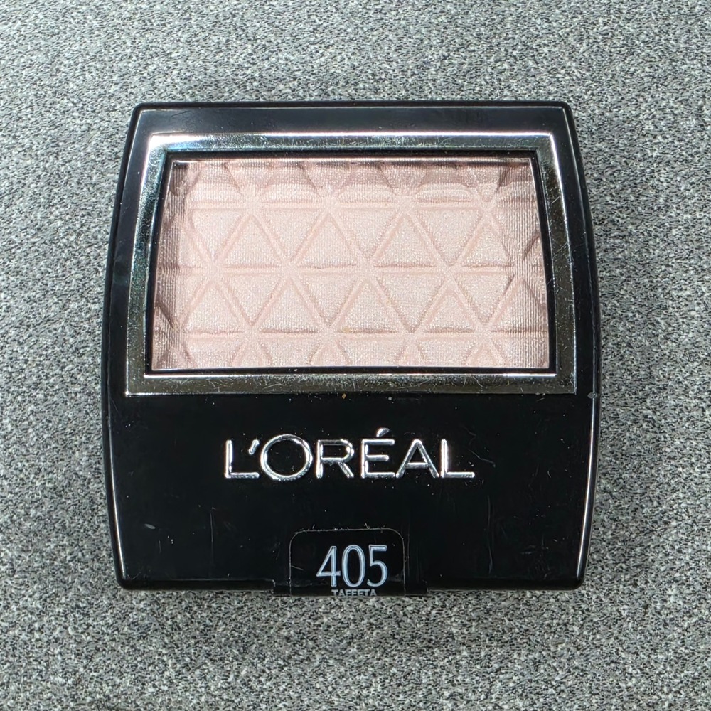 L'Oreal Eye Shadow Womens Pink Taffeta 405 New Wear Infinite Studio